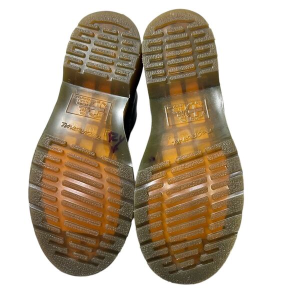 Dr. Martens 1460 Women's Smooth Leather Lace Up Boots Black 7 - Picture 6 of 8